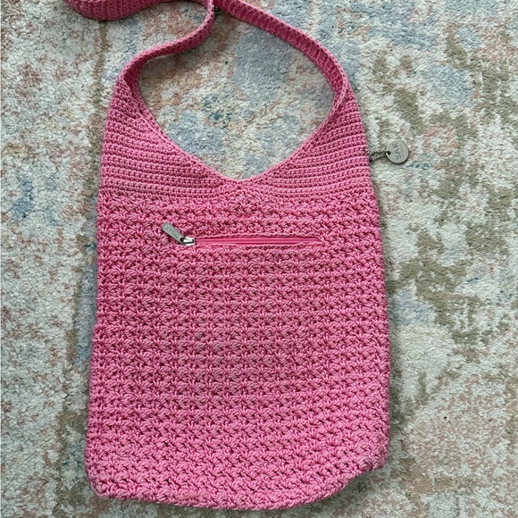 The Sak Original Vintage Rose Crochet Hobo Handbag - Picture 5 of 9